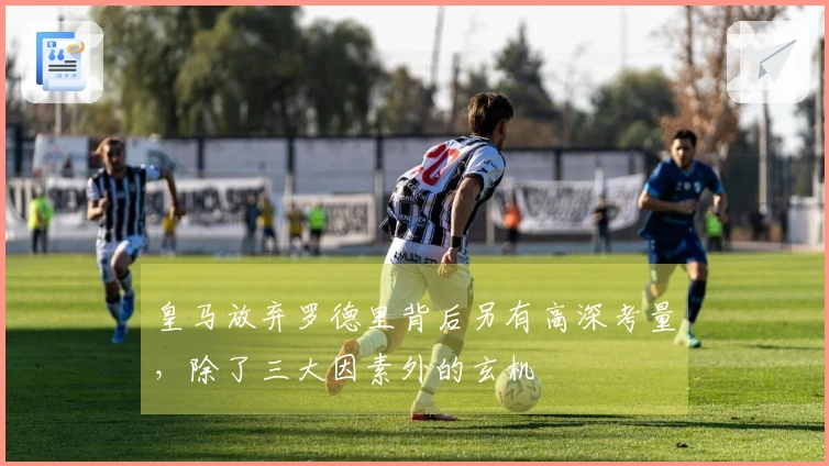 皇马放弃罗德里背后另有高深考量，除了三大因素外的玄机